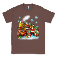 Chestnut christmas santa and friends train Classic Tee - Zillion Design Studio