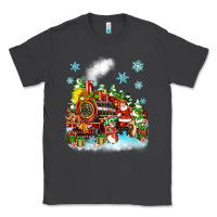 Smoke christmas santa and friends train Classic Tee - Zillion Design Studio