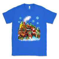 True Royal christmas santa and friends train Classic Tee - Zillion Design Studio