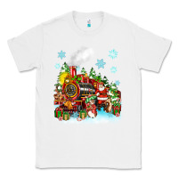 White christmas santa and friends train Classic Tee - Zillion Design Studio