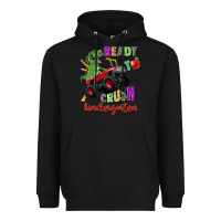 Black ready to crush kindergarten Heavyweight Hoodie - Zillion Design Studio