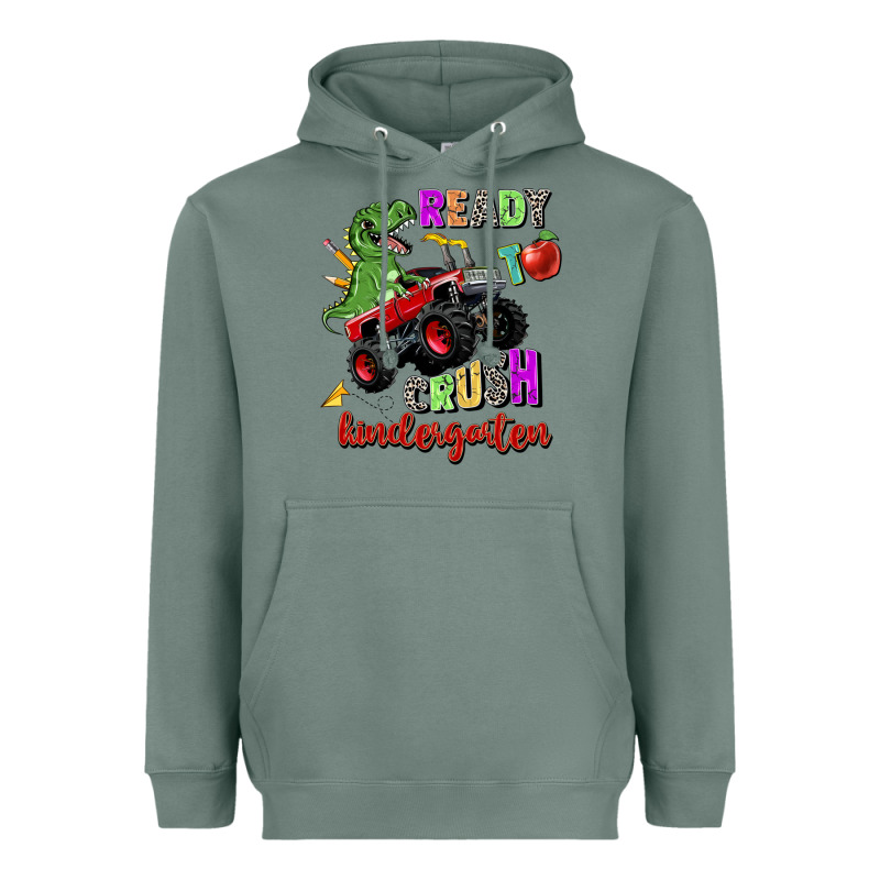 Ready To Crush Kindergarten Heavyweight Hoodie by Zillion Design Studio | Teevron