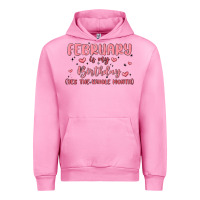 Fuchsia Pink february is my birthday yes the whole month malia Urban Hoodie - MaliasSmallBusiness