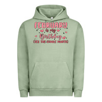 Pigment Oil Green february is my birthday yes the whole month malia Urban Hoodie - MaliasSmallBusiness