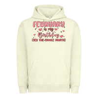 Pigment Pistachio february is my birthday yes the whole month malia Urban Hoodie - MaliasSmallBusiness