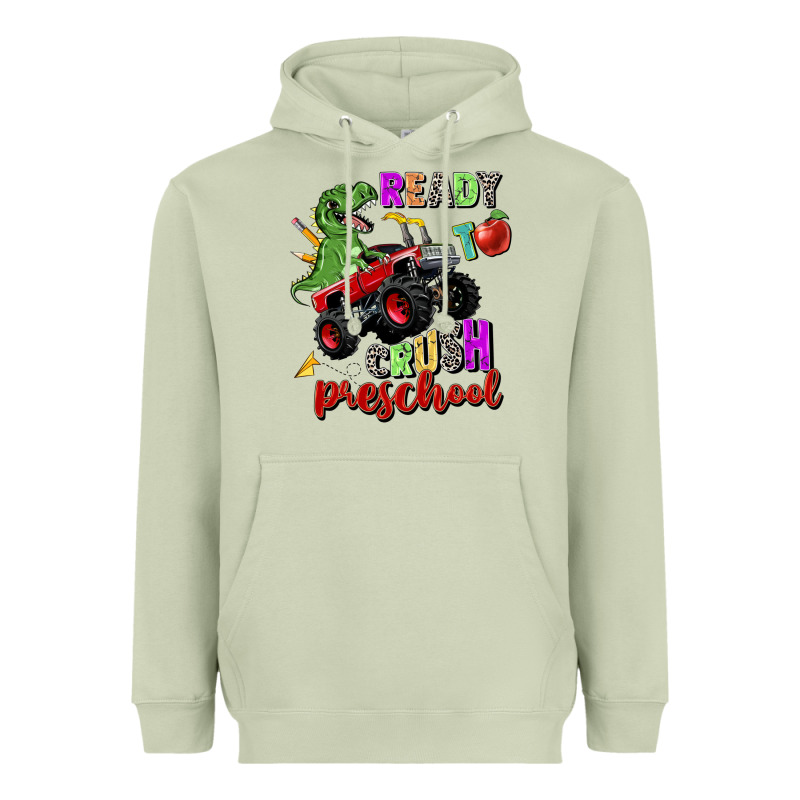 Ready To Crush Preschool Heavyweight Hoodie by Zillion Design Studio | Teevron