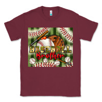 Burgundy baseball brother tumbler Classic Tee - BundleAndBundleShop