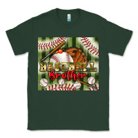 Sports Green baseball brother tumbler Classic Tee - BundleAndBundleShop