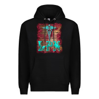 Black licensed practical nurse medical symbol  background Premium Hoodie - BarkalooDesign