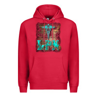 Cardinal licensed practical nurse medical symbol  background Premium Hoodie - BarkalooDesign