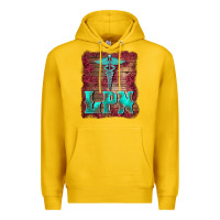 Lemon licensed practical nurse medical symbol  background Premium Hoodie - BarkalooDesign