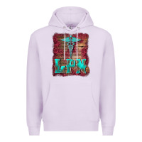Lilac licensed practical nurse medical symbol  background Premium Hoodie - BarkalooDesign