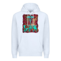 White licensed practical nurse medical symbol  background Premium Hoodie - BarkalooDesign