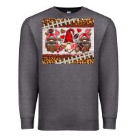 Charcoal Heather American football gnome Premium Sweatshirt - HRA Design Shop