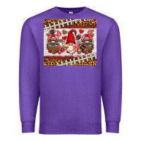 Purple American football gnome Premium Sweatshirt - HRA Design Shop