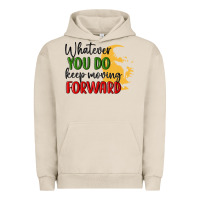 Pigment French Oak whatever you do keep moving forward martin luther Urban Hoodie - MaliasSmallBusiness