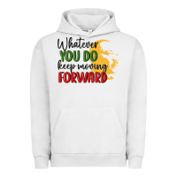 Pigment Lunar Rock whatever you do keep moving forward martin luther Urban Hoodie - MaliasSmallBusiness