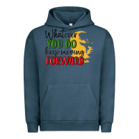 Pigment Midnight Navy whatever you do keep moving forward martin luther Urban Hoodie - MaliasSmallBusiness
