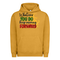 Pigment Peanut Butter whatever you do keep moving forward martin luther Urban Hoodie - MaliasSmallBusiness