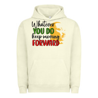 Pigment Pistachio whatever you do keep moving forward martin luther Urban Hoodie - MaliasSmallBusiness