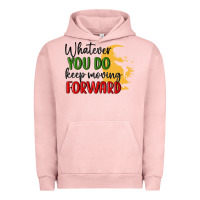 Pigment Salmon whatever you do keep moving forward martin luther Urban Hoodie - MaliasSmallBusiness