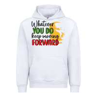 White whatever you do keep moving forward martin luther Urban Hoodie - MaliasSmallBusiness