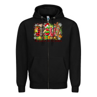 Black jesus the reason for the season Zipper Hoodie - Zillion Design Studio
