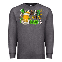 Charcoal Heather bad and boozy Premium Sweatshirt - RacoonDesign