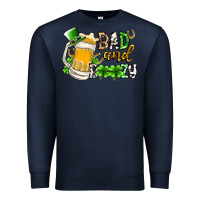 Navy bad and boozy Premium Sweatshirt - RacoonDesign