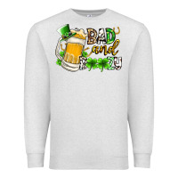 Oatmeal Heather bad and boozy Premium Sweatshirt - RacoonDesign