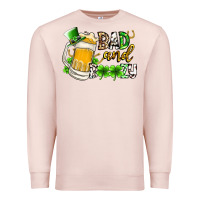 Pale Pink bad and boozy Premium Sweatshirt - RacoonDesign
