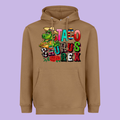 Taco Saurus Rex Heavyweight Hoodie Designed By Cts Tumbler Store