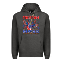 Charcoal Heather freedom rocks Premium Hoodie - NancyCooperArtShop
