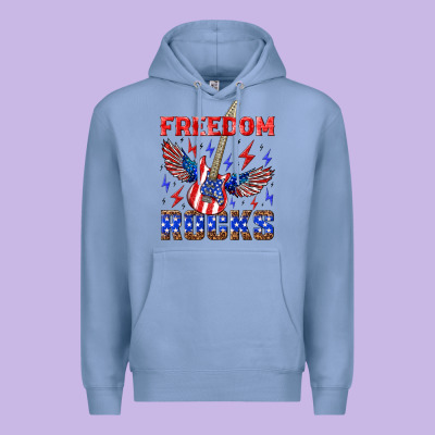 Freedom Rocks Premium Hoodie Designed By Nancycooperartshop