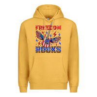 Mustard freedom rocks Premium Hoodie - NancyCooperArtShop