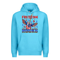 Ocean Blue freedom rocks Premium Hoodie - NancyCooperArtShop