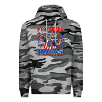 Slate Camo freedom rocks Premium Hoodie - NancyCooperArtShop