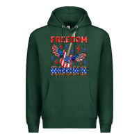 Sports Green freedom rocks Premium Hoodie - NancyCooperArtShop