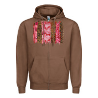 Chestnut valentine's day love brushstrokes Zipper Hoodie - RanaPortraitStore