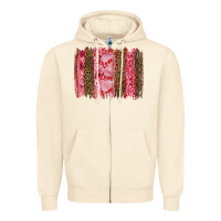 Sandshell valentine's day love brushstrokes Zipper Hoodie - RanaPortraitStore