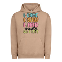 Pigment Burro i came i saw i had anxiety so i left Urban Hoodie - MaliasSmallBusiness