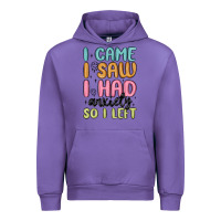 Tulip i came i saw i had anxiety so i left Urban Hoodie - MaliasSmallBusiness