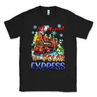 Black all aboard the polar express Classic Tee - Zillion Design Studio