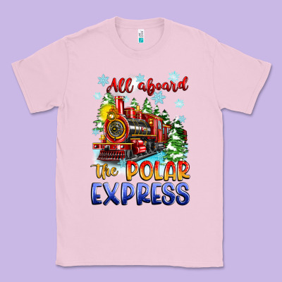 All Aboard The Polar Express Classic Tee Designed By Zillion Design Studio