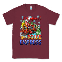 Burgundy all aboard the polar express Classic Tee - Zillion Design Studio