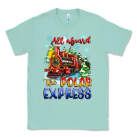 Seafoam all aboard the polar express Classic Tee - Zillion Design Studio