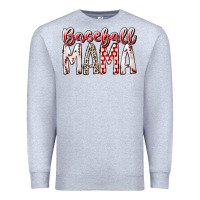 Heather Grey baseball  mama Premium Sweatshirt - RacoonDesign