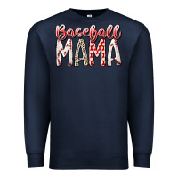 Navy baseball  mama Premium Sweatshirt - RacoonDesign