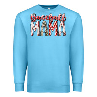 Ocean Blue baseball  mama Premium Sweatshirt - RacoonDesign