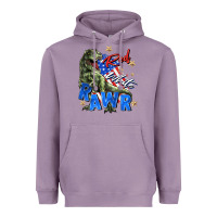 Lavender red white rawr Heavyweight Hoodie - Zillion Design Studio